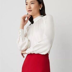 Elegant Cream Women's Top